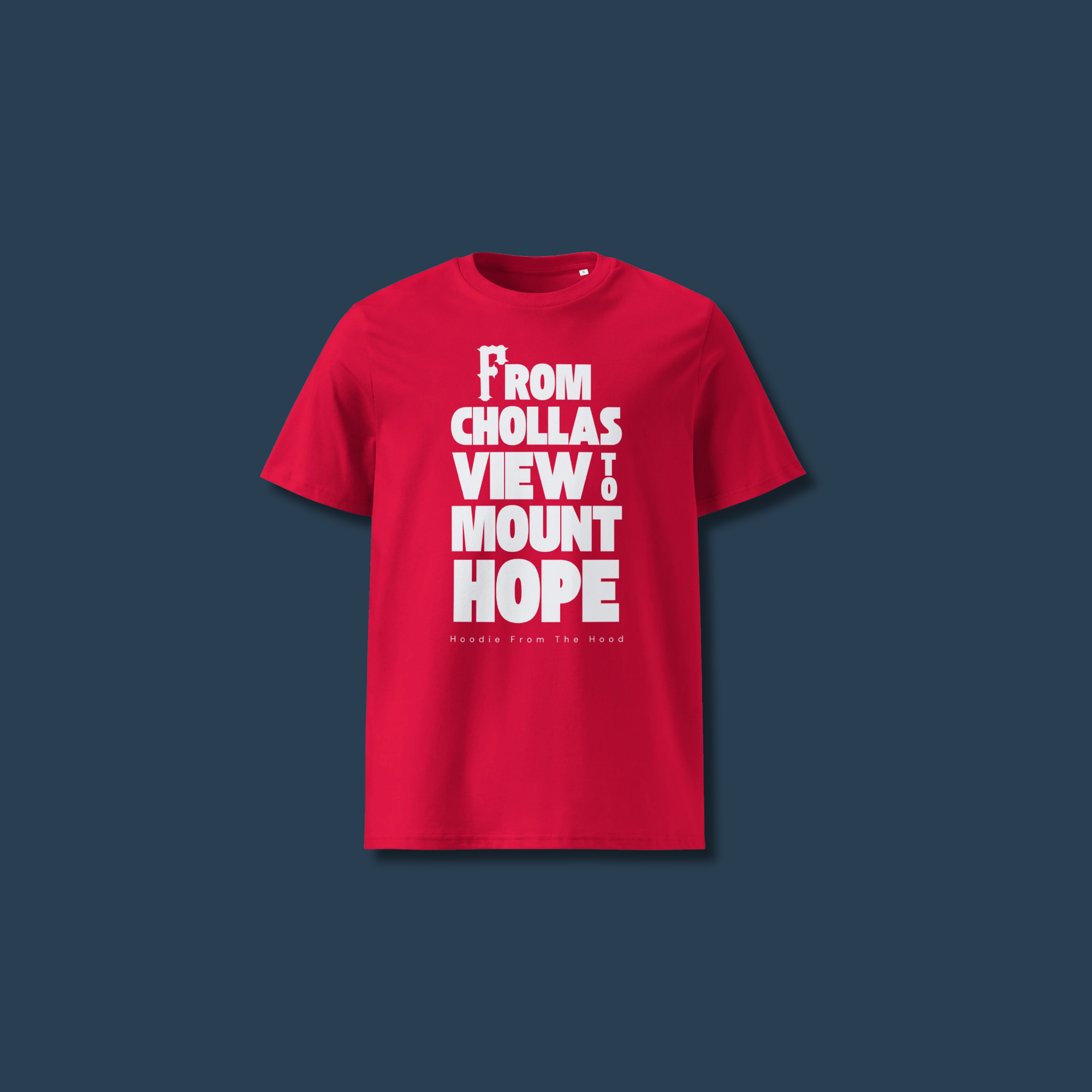 Chollas View. to Mt. Hope T-Shirt - Cardinal