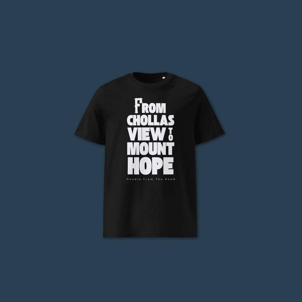 Chollas View to Mt. Hope T-Shirt - Blk