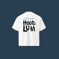 Straight Hoodlum Oversized T-Shirt - Snow