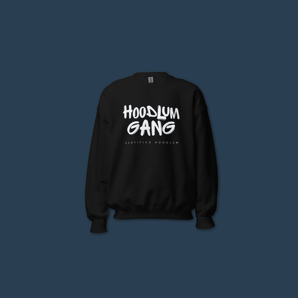Hoodlum Gang Crewneck - Blk