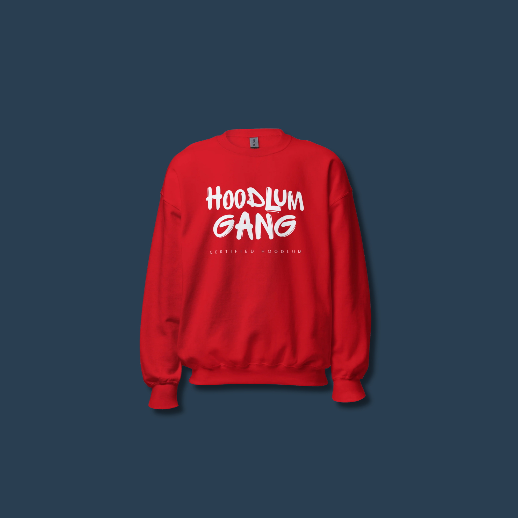 Hoodlum Gang Crewneck - Cardinal