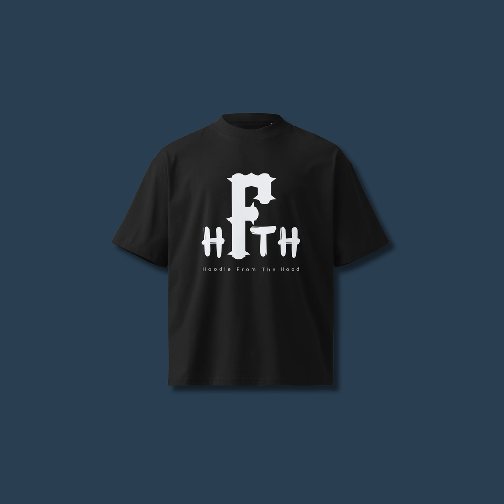 Big Ol' N Oversized T-Shirt - Blk
